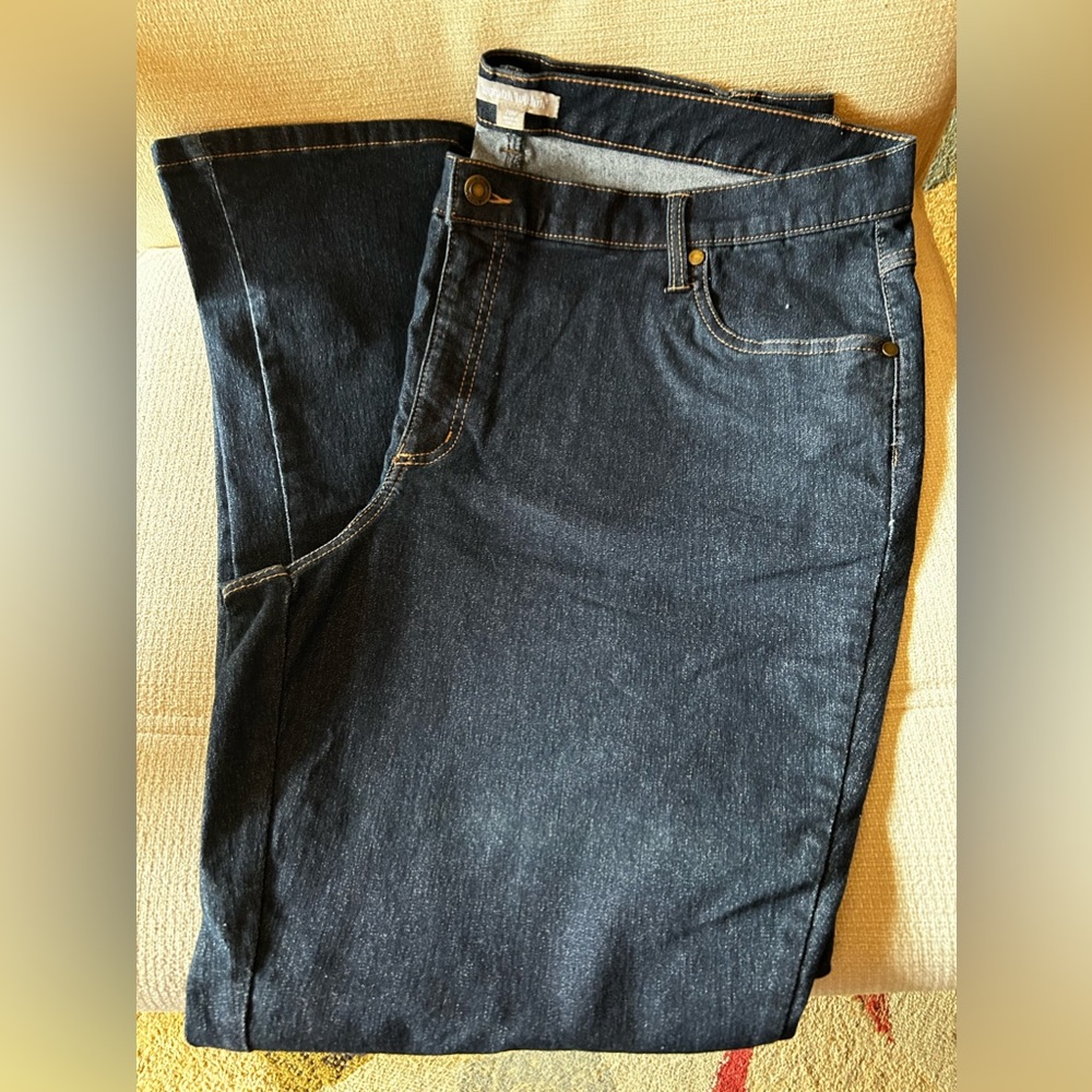 Woman Within, Women’s Size 20W Jeans, Black